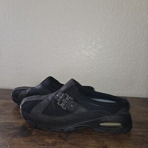 Cole Haan Air Women Comfort Shoes Black Suede Slip On Sneakers US 9.5 B